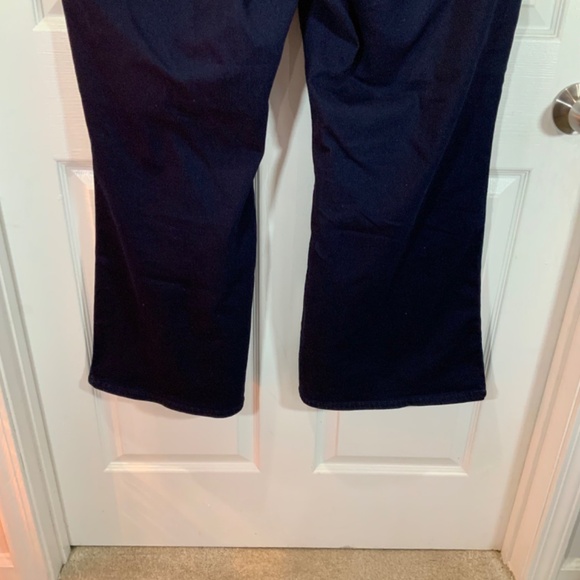 Cato Flare Pull On Elastic Waist Dark Wash Jeans Plus Size 24 NWT - Picture 6 of 10